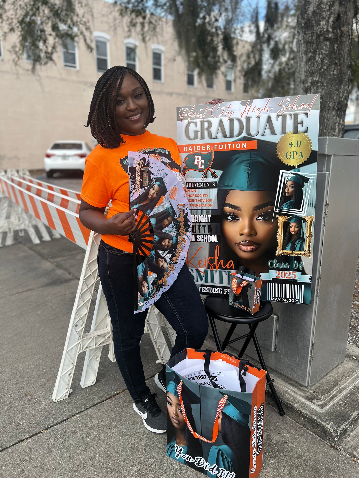 Large Magazine Cover Photo Board (24'' x 36”)