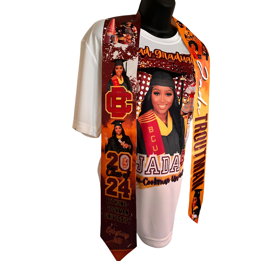 Personalized Graduation Stole