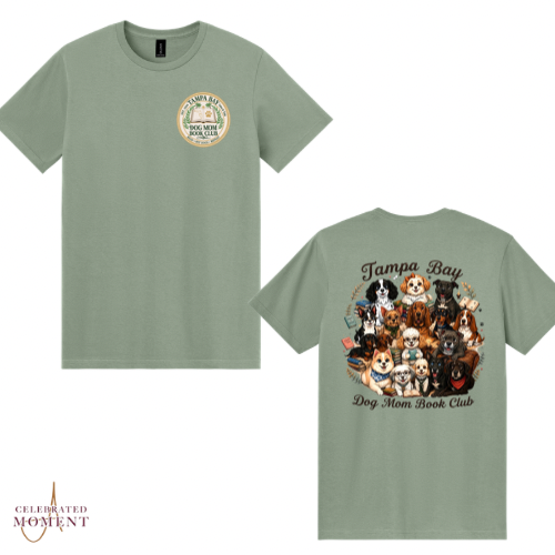 2026 Tampa Bay Dog Mom Book Club Tee 🐾📚