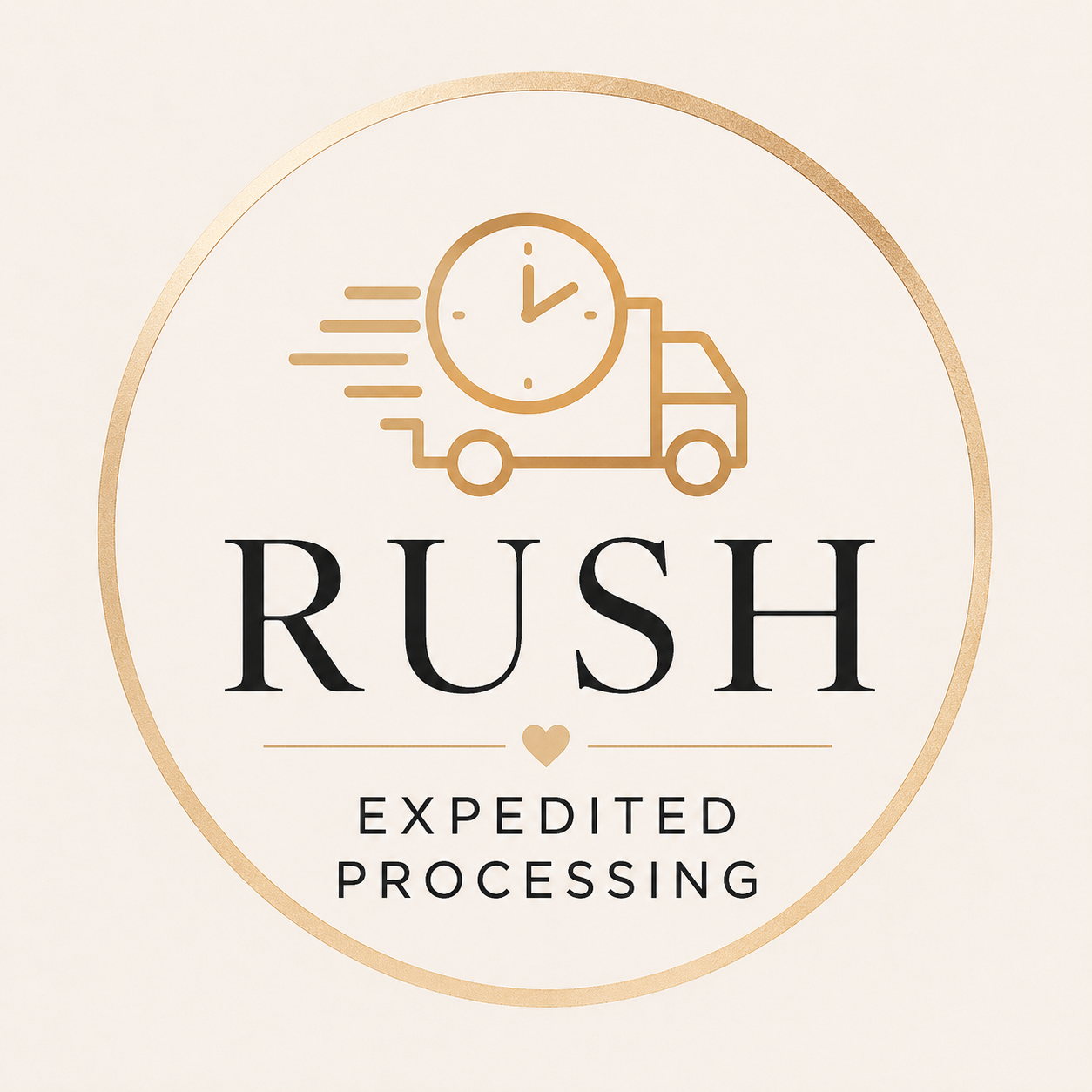 Rush Order / Priority Processing Fee – $25
