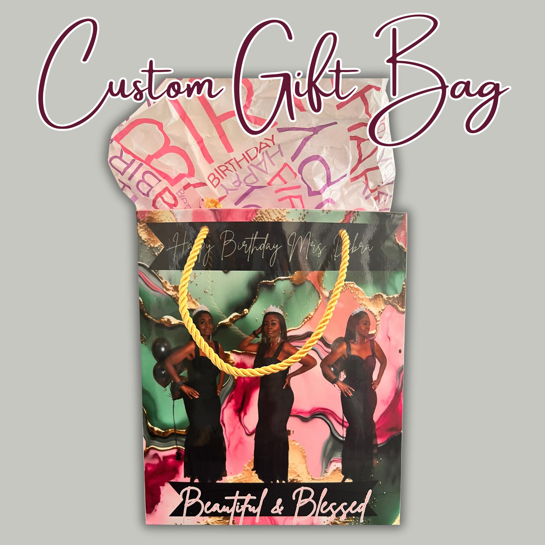 Custom Handmade Gift Bags A Celebrated Moment