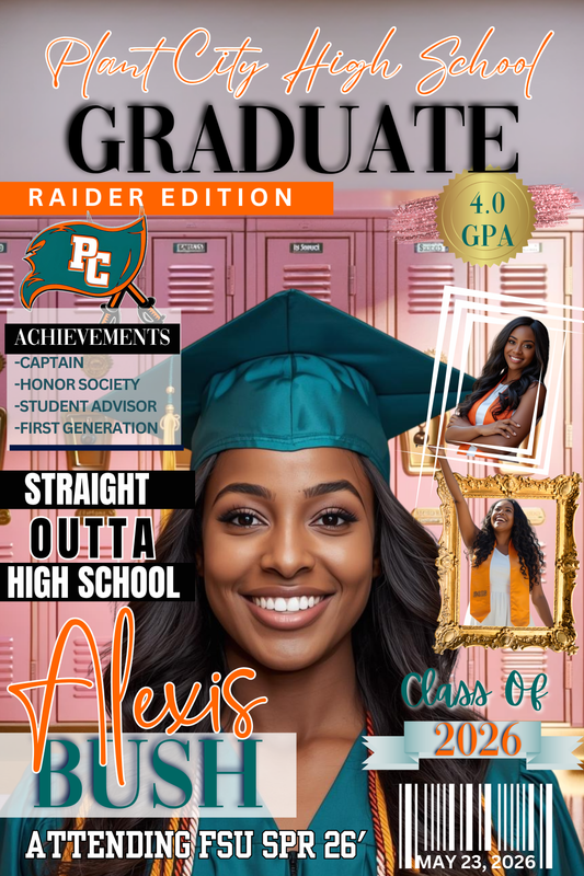 Large Magazine Cover Photo Board (24'' x 36”)
